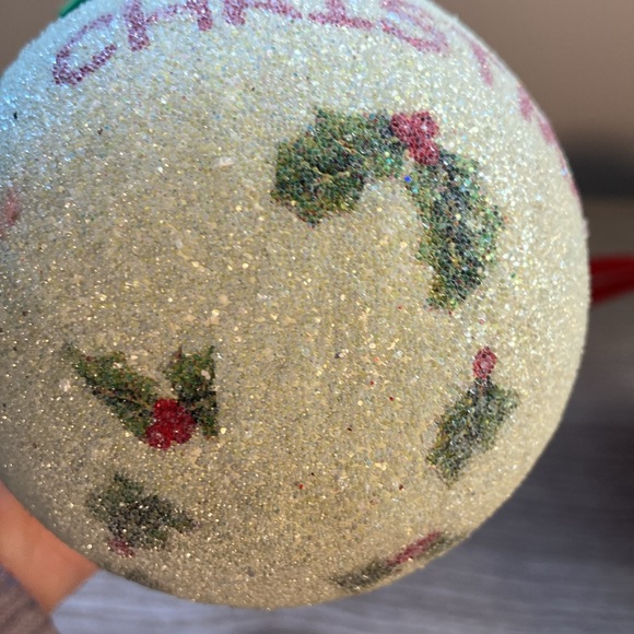 Vintage sugar frosted styrofoam ornaments (4) - Picture 8 of 16